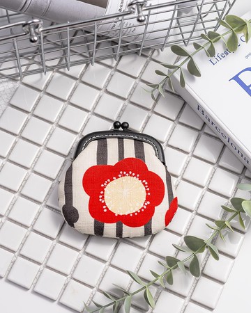 【日式花花】零錢包#小口金包#可愛#日系#收納