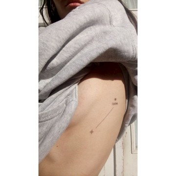 「冥王星134340」紋身貼紙 微刺青 輕紋身 小紅書同款 超美 紋身貼 小清新 性感 抖音同款 防水 圖形 設計款