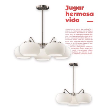 現代風金屬電鍍圓形玻璃半吸頂燈18-62111、62112