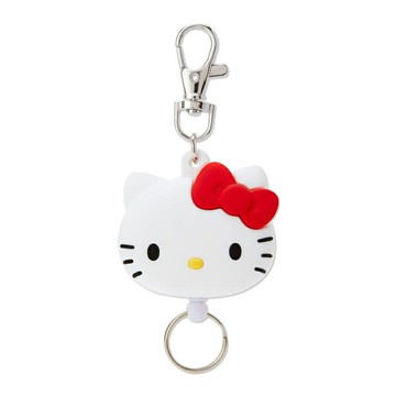 【震撼精品百貨】Hello Kitty 凱蒂貓 三麗鷗 Sanrio-伸縮喇拉扣鎖圈-紅*18938 震撼日式精品百貨