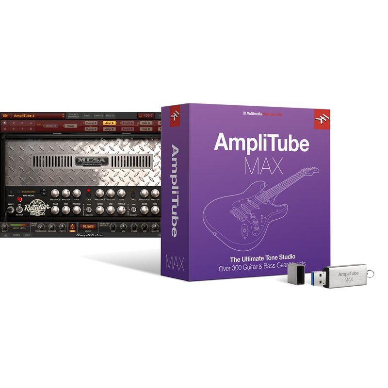 ソフトウェア IK Multimedia AmpliTube MAX クロスグレード ギターサウンド・コレクション国内正規品