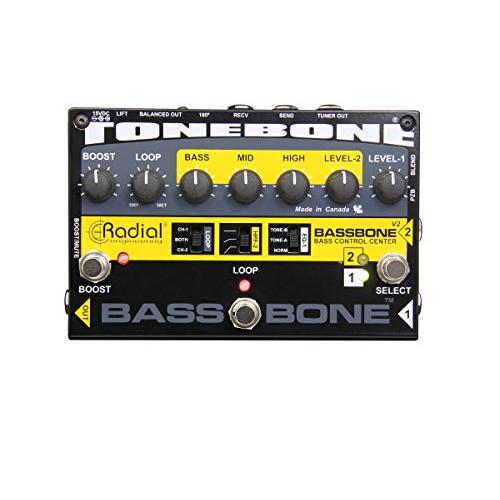 Radial Bassbone V2 ベース用プリアンプ＆DIボックス