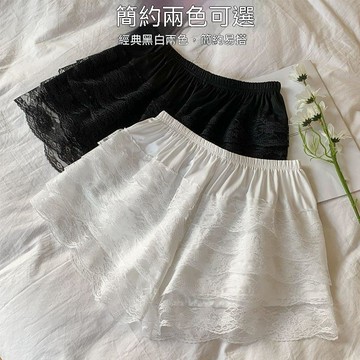 【台灣出貨】俞兆林 2026新款 多層蕾絲安全褲 女防走光 JK寬鬆短褲 夏季薄款 安全褲 蕾絲短褲 蕾絲安全褲 短褲