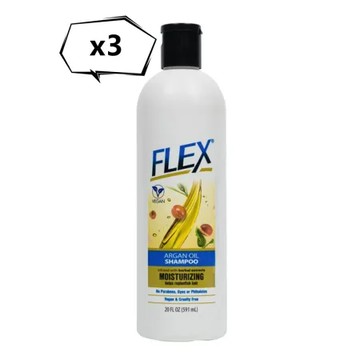 加拿大FLEX 洗髮精---摩洛哥堅果油(20oz)*3