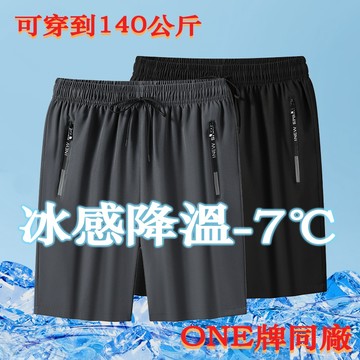 ONE牌同工廠 夏季透氣運動褲 冰絲速乾褲 涼感短褲 速乾褲 休閒褲 五分褲 排汗速乾短褲 速乾褲 冰絲涼爽 透氣短褲