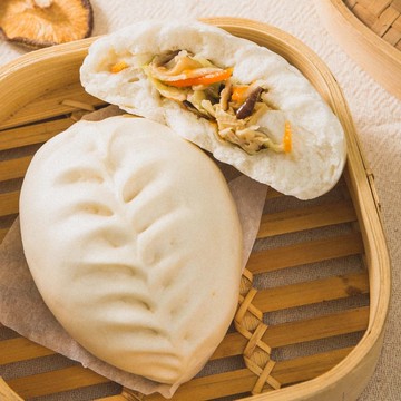 京采 Bao·Mantou - 高麗菜包 (4入) (全素)-140克/顆
