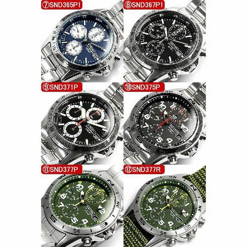 SEIKO セイコー 逆輸入 クロノグラフ メンズ 腕時計 人気