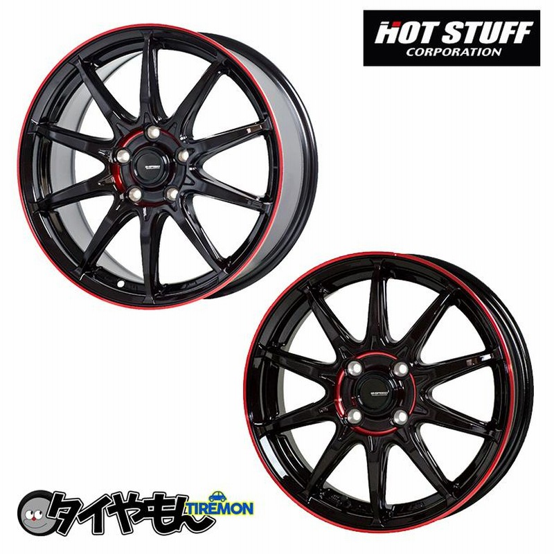週末限定直輸入♪ ホットスタッフ Gスピード P-06 16インチ 6.5J 5H
