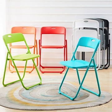 開立發票 免運 折疊椅 椅子 收納椅 辦公椅 休閒椅 餐椅 折閤椅 會議椅 電腦椅 書桌椅 穿鞋椅 塑料椅子折疊椅傢用現代網紅拍照椅子辦