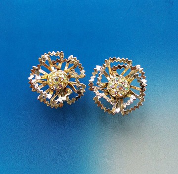 【西洋古董飾品 】SARAH COV  ALLUSION系列  夾式耳環