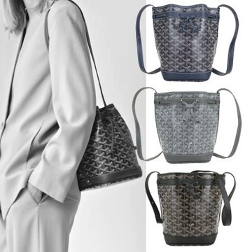 GOYARD 高雅德 Petit Flot 塗層帆布抽繩斜背水桶包-3色可選