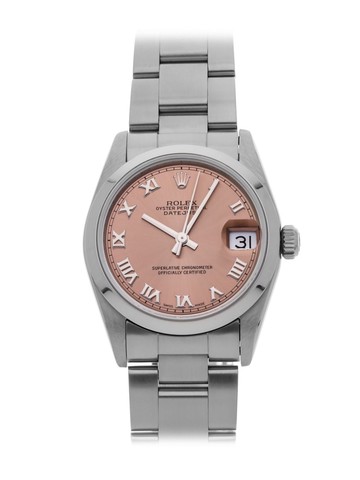 Rolex - 1998 pre-owned Datejust 31mm - women - stainless steel - One Size - Pink