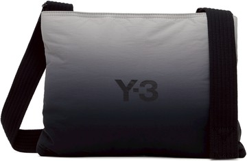 Y-3 灰色 & 黑色渐变斜挎包