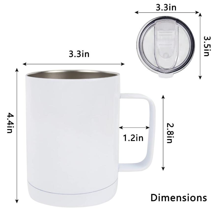 MAIKESUB Pcs Sublimation Mugs Stainless Steel Coffee Tumbler Double Wall