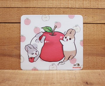 【滑鼠墊】 ㄇㄚˊ幾滑鼠墊(蘋果兔)43707