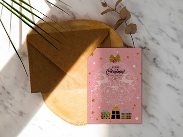 粉紅禮物【CM17051】洛可可草莓 WELKIN手創明信片