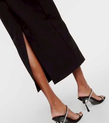 Roland Mouret Strapless crêpe midi dress