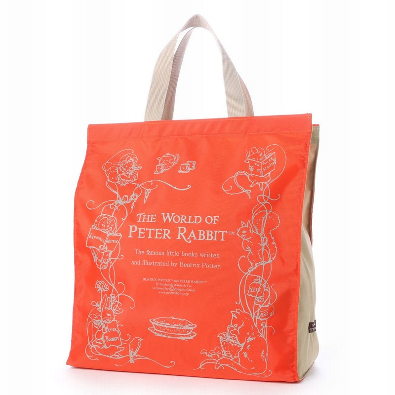 ピーターラビット Peter Rabbit ピーターラビット サブバッグシリーズ カラーコンビ スクエアサブバッグl オレンジ 通販 Lineポイント最大1 0 Get Lineショッピング
