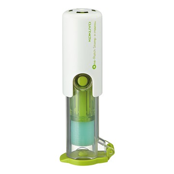 KOKUYO 國譽 打孔加強章 印章式設計 輕鬆貼合 紙張孔洞牢固不易破  35 x 25 x 97mm  1個