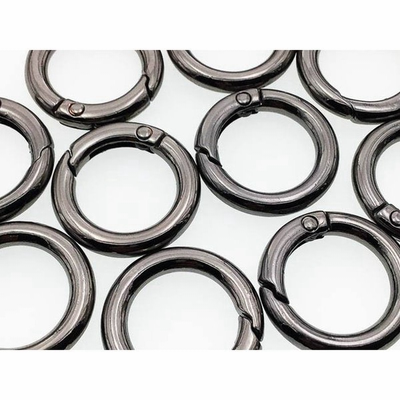 カラビナ 丸 ガンメタ 10個 24mm サークル キーホルダー ストラップ パーツ リング ナスカン パーツ Ap0444 通販 Lineポイント最大0 5 Get Lineショッピング