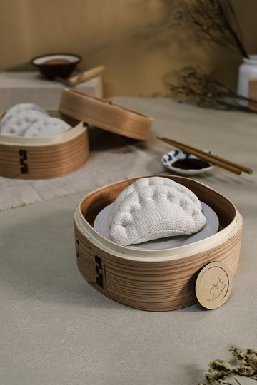 純手縫 水餃 Dumpling 辭舊迎新 /祈福/ 手作布偶 / 居家擺飾