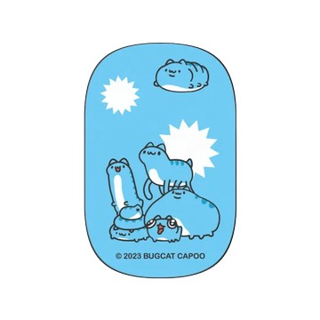 固架 MAX- MagSafe 兼容 黑 - 貓貓蟲咖波 Bugcat Capoo - 奇怪咖波集合款
