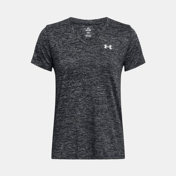 【UNDER ARMOUR】UA 女 Tech Twist V領短袖T-Shirt_1384227-001