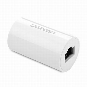 【網路直通頭-母對母-ABS-直徑2.7*4.7cm-1個/組】網線對接頭防雷RJ45對接器網線連接延長器-586062