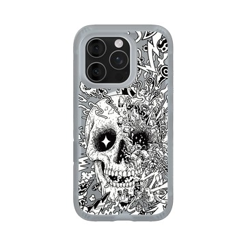 iPhone 16 Pro AirX 流變灰 - Ted Leonid Melendres - Rebirth Skull 重生的骷髏
