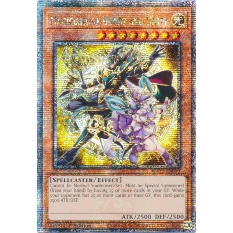 遊戯王 AGOV-EN000 結束と絆の魔導師 Magicians of Bonds and Unity (英語版 1st Edition 25th  クォーターセンチュリーシークレットレア) | LINEブランドカタログ