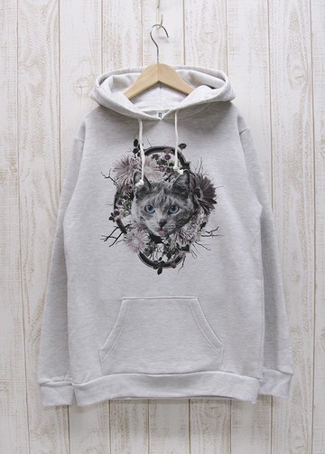 ronronCAT 派克花框 Heather 白 / R021-P-HWH