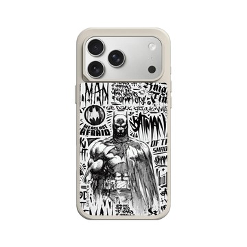 iPhone 17 Pro Max SolidX 貝殼灰 - Batman 蝙蝠俠 - 蝙蝠俠塗鴉