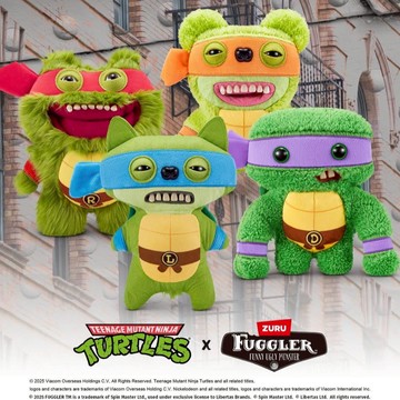 聖誕節快樂🎄【FUGGLER牙齒怪】9吋忍者龜系列 醜萌怪獸造型公仔 療癒系收藏必備 放克牙寶 獨家限量版潮流怪奇設計搞怪禮物峮峮同款 射手座生日禮物 情女交換禮物 聖誕交換禮物 朋友送禮 入厝禮