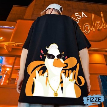 M-8XL 韓版大學t 短t 短袖 男女款大學t 班服 男生衣著 t恤 加大碼情侶裝五分袖ATD1980【Fizze】