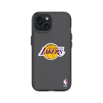 iPhone 15 Clear 酷墨灰 - NBA - Logo-洛杉磯湖人 L.A. Lakers
