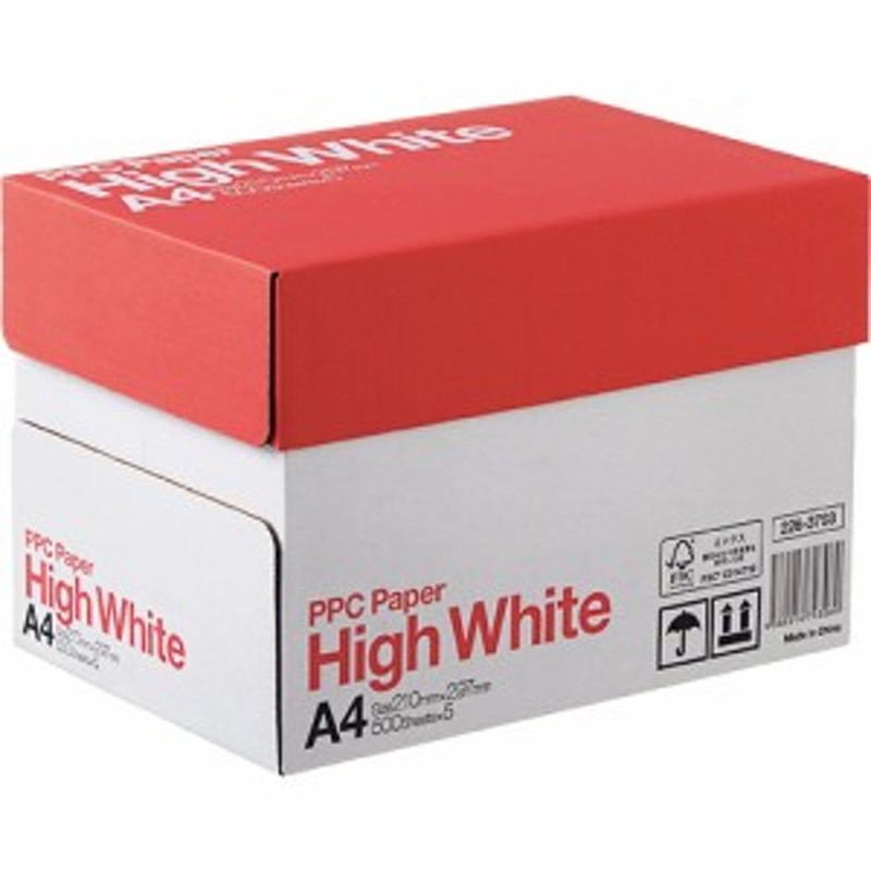 ＰＰＣ ＰＡＰＥＲ Ｈｉｇｈ Ｗｈｉｔｅ Ａ４ １箱（２５００枚：５００枚×５冊） 通販 LINEポイント最大10.0%GET | LINEショッピング