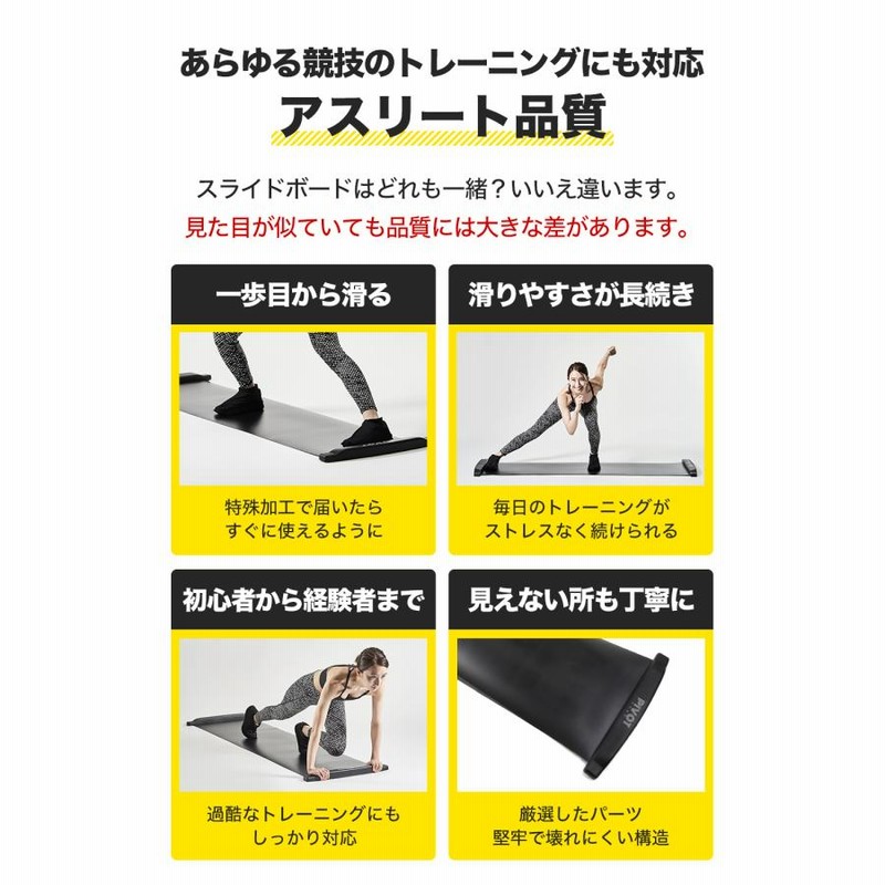 SALE! スライドボード 180cm 宅トレ ダイエット器具 PIVOT-GEAR 運動器具 室内 スライダーボード スライディングボード  フィットネス ヒップアップ | LINEブランドカタログ