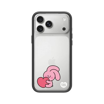 iPhone 17 Pro Max Mod NX -邊框背蓋組合 (相機按鈕) 黑 - Pink & Ven - Love Pink