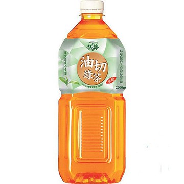 悅氏 油切綠茶 2000ml【康鄰超市】