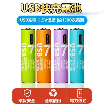 家護保｜諾星 TYPE-C 充電電池 3號電池AA 4號電池AAA 低自放電池