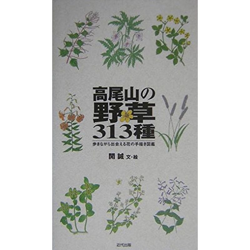 高尾山の野草313種?歩きながら出会える花の手描き図鑑