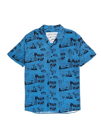 Poler Aloha Mystic Portal Shirt_Blue