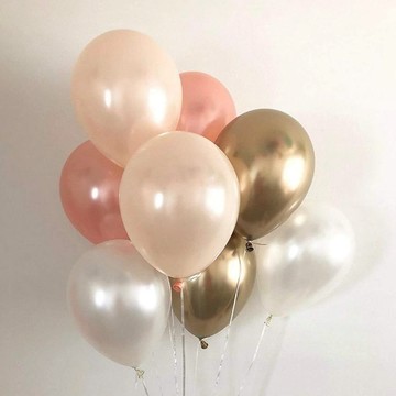 現貨當天寄『12吋珠光乳膠氣球』生日佈置 周歲佈置 會場佈置 婚禮佈置