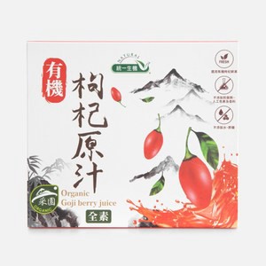 統一生機有機枸杞原汁(30mL x10入盒裝)
