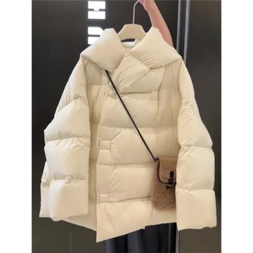 (免運)今年流行爆款冬裝高級感超好看白色棉服小個子加厚百搭短款面包服