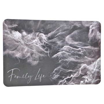 FAmILyLIFE 生活 奈米硅藻土速乾防滑吸水地墊  水墨山嵐  40 x 60cm  2個