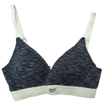 雲彩包覆內衣-黑M