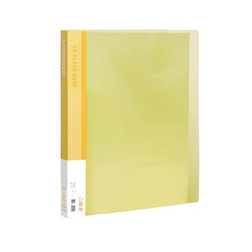 連勤LAN CHYN PP果凍色資料簿/LC-40JL/40頁/黃