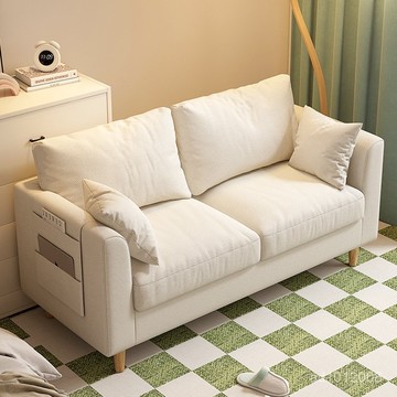 【宜華傢居坊】沙發 小沙發 沙發床 單人沙發 雙人沙發沙髮小戶型北歐簡約現代簡易出租房屋客廳臥室網紅布藝雙人小沙髮