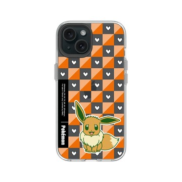 iPhone 15 Clear 透明 - 寶可夢 Pokemon - 多彩系列-伊布格紋